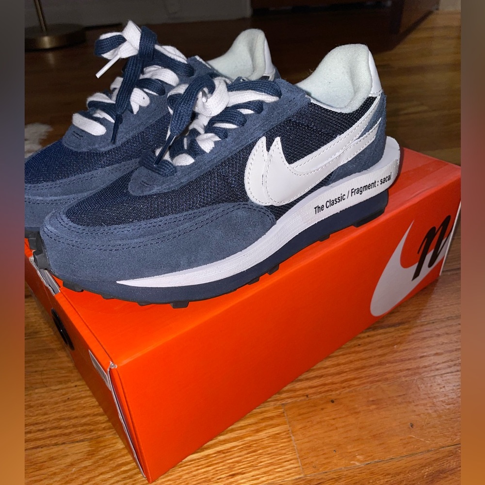 ✨ NIKE WAFFLE SACAI - BLUE VOID - 4.5M/6W ✨